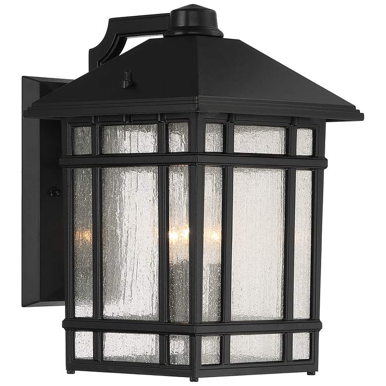 Image 5 Sierra Craftsman 15 1/4" High Black Finish Outdoor Wall Light more views