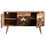 3_Sierra Nevada 61" Wide Brown Mango Wood 3-Door Sideboard more views