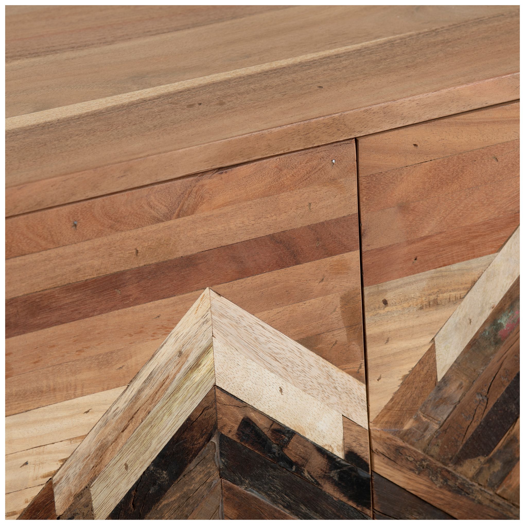 Image 4 Sierra Nevada 61" Wide Brown Mango Wood 3-Door Sideboard more views