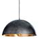 Sigmund 24" Wide Blackened Steel Dome Pendant Light