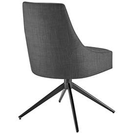 Image5 of Signa Charcoal Fabric Swivel Side Chair more views