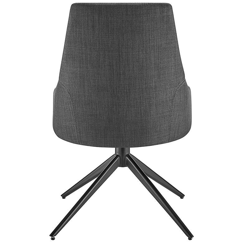 Image 6 Signa Charcoal Fabric Swivel Side Chair more views