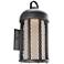 Signal Hill 21 1/4"H Aged Silver Outdoor CFL Wall Light