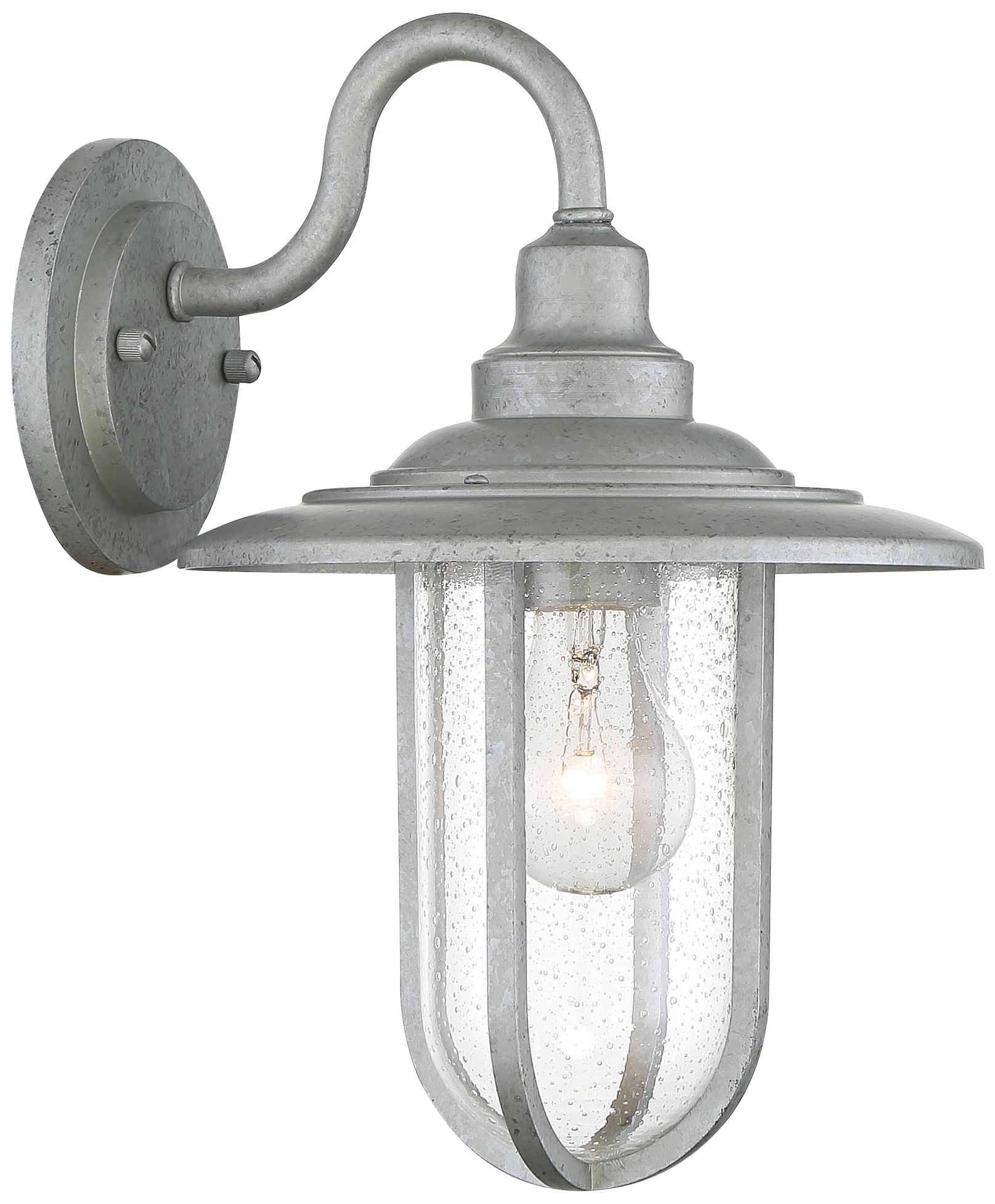 galvanized exterior lights