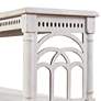 2_Signature 47" Wide Distressed White 3-Tier Console Table more views