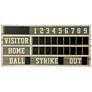 2_Signature 48" Wide Old Ballpark Scoreboard Wooden Wall Decor