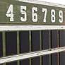 5_Signature 48" Wide Old Ballpark Scoreboard Wooden Wall Decor more views