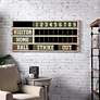 7_Signature 48" Wide Old Ballpark Scoreboard Wooden Wall Decor more views