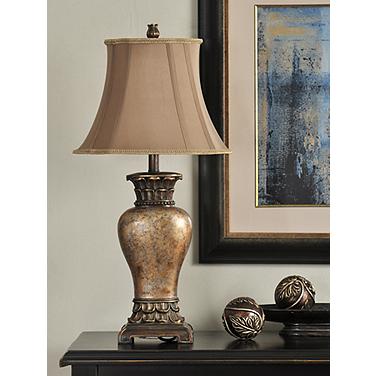 Signature Brown and Bronze Table Lamp