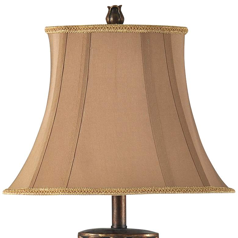 Image 3 Signature Brown and Bronze Table Lamp more views