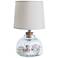 Signature Keepsake 12" High Clear Glass Accent Table Lamp