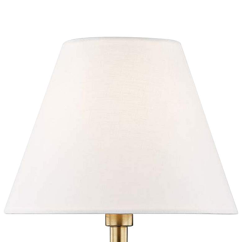 Image 3 Signature No.1 11 1/4" High Aged Brass Wall Sconce more views