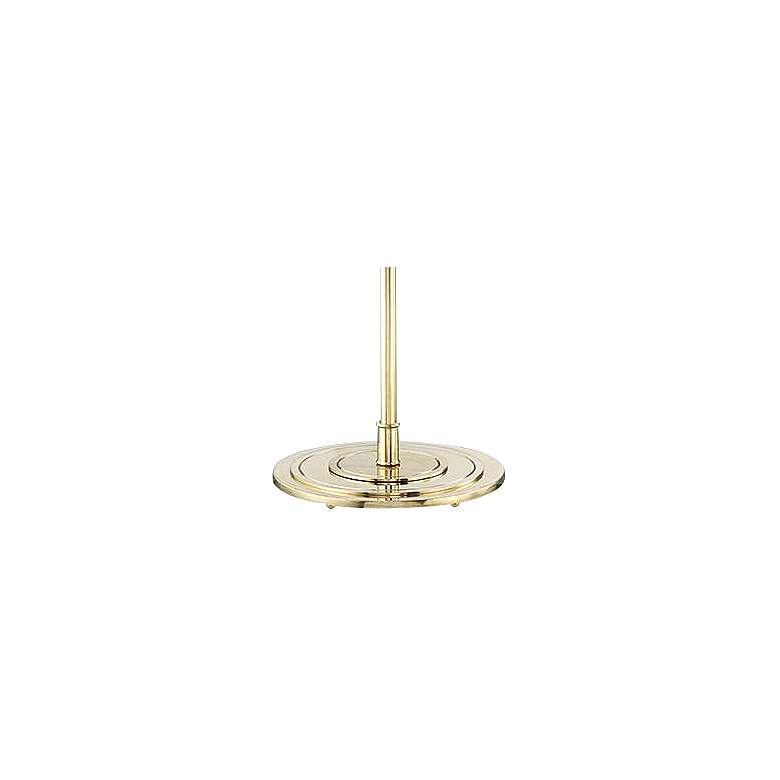 Image 3 Signature No.1 Aged Brass Swing Arm Floor Lamp more views