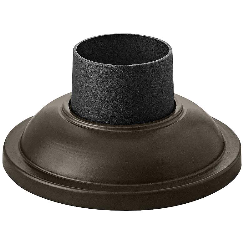 Image 1 Signature Pier Mount Fitter - Smooth Base in Bronze