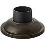 Signature Pier Mount Fitter - Smooth Base in Bronze