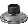 Signature Pier Mount Fitter - Smooth Base in Hematite Silver