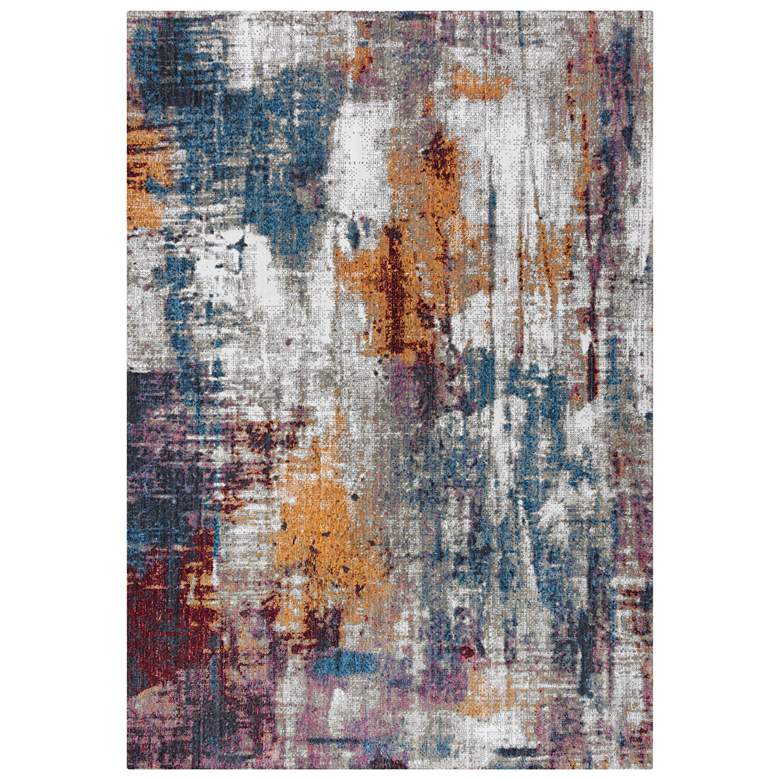 Image 2 Signature SGN699 5'2"x7'9" Red Orange Rectangular Area Ru