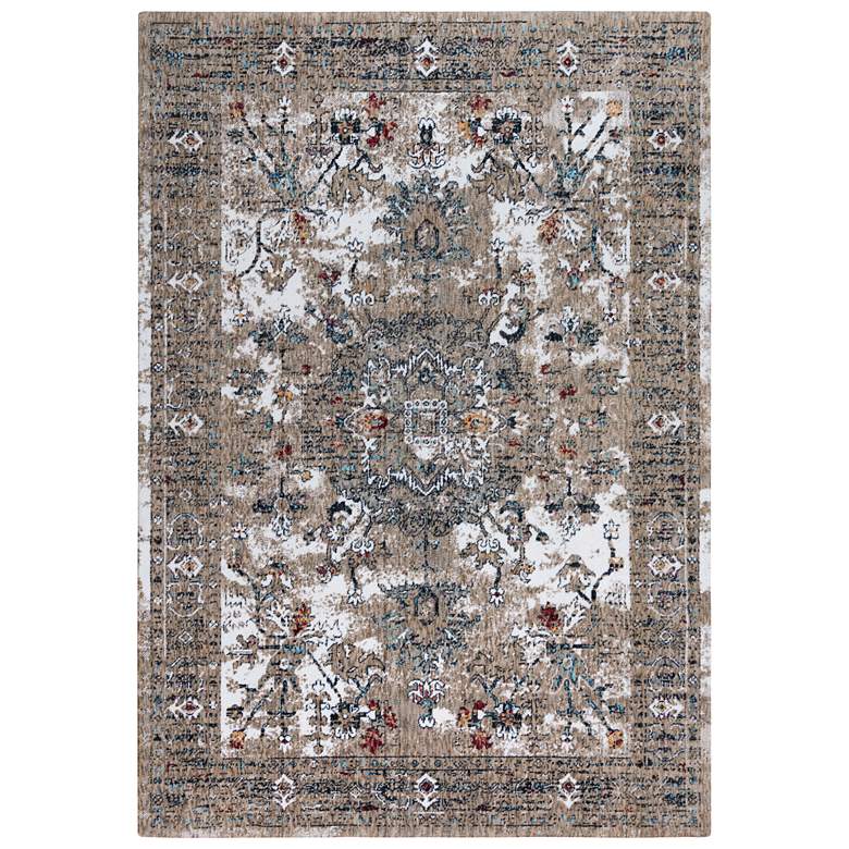 Image 2 Signature SGN773 5'2"x7'9" Beige Brown Medallion Area Rug