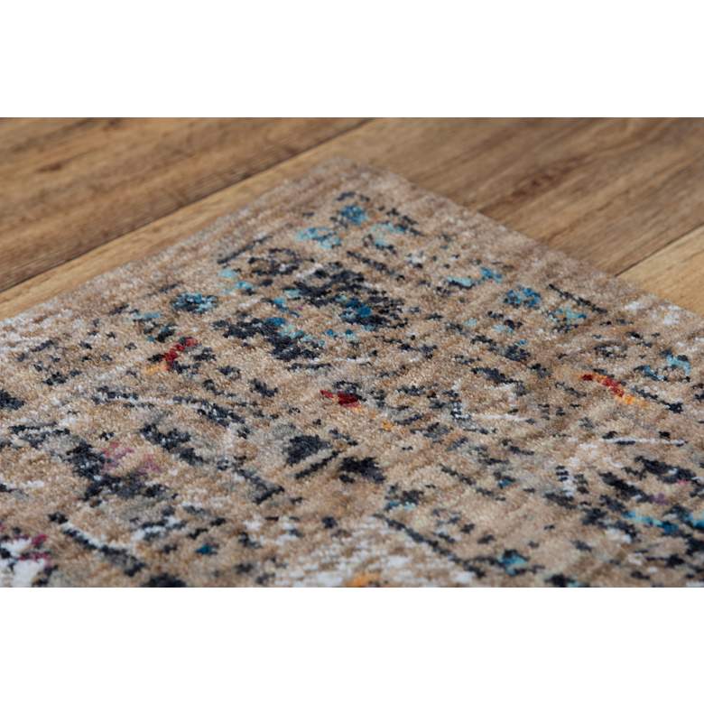 Image 3 Signature SGN773 5'2"x7'9" Beige Brown Medallion Area Rug more views
