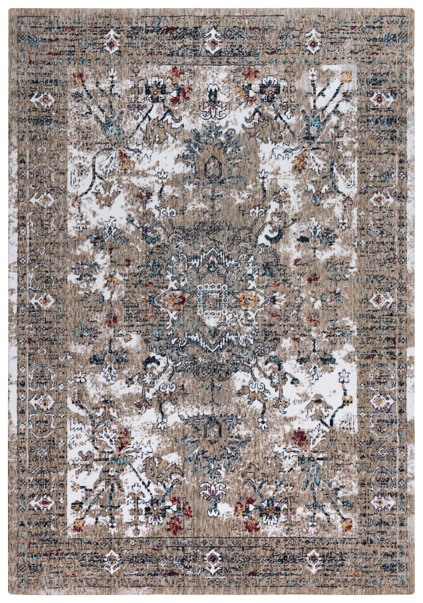Thumbnail2 of Signature SGN773 8'x10' Beige Brown Medallion Area Rug