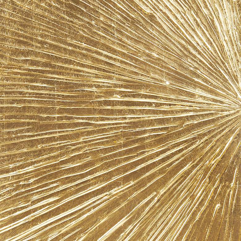 Image 3 Signature Sunburst 48 1/2" High Gold 3-Piece Wall Art Set more views