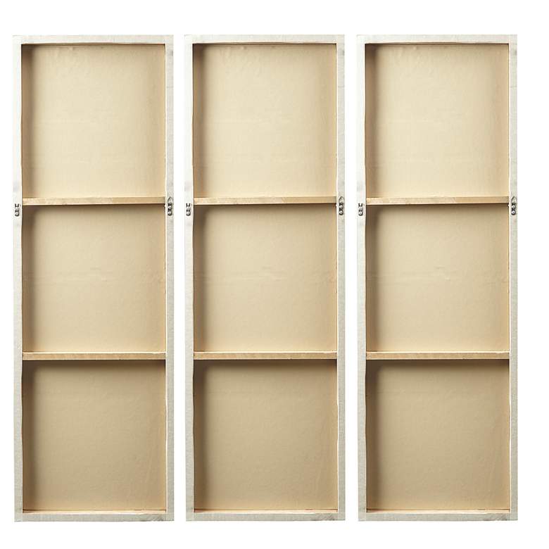 Image 7 Signature Sunburst 48 1/2" High Gold 3-Piece Wall Art Set more views