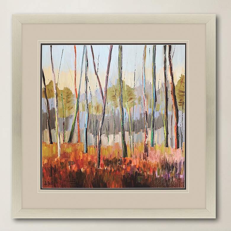 Image 2 Signs of Autumn 43 inch Square Giclee Framed Wall Art