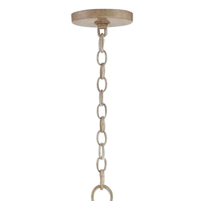 Image 4 Silas 26 1/2" Wide Natural Wood Beads and Rope Chandelier more views