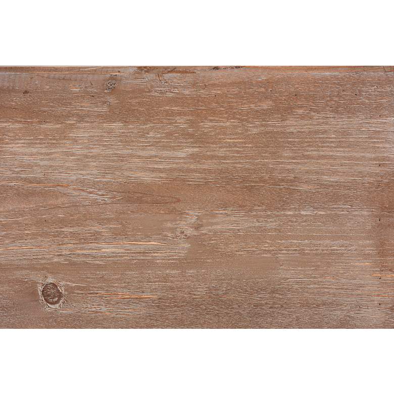 Image 3 Silas 31 1/2" Wide Natural Brown Wood 2-Drawer Console Table more views