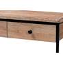 Silas 31 1/2" Wide Natural Brown Wood 2-Drawer Console Table