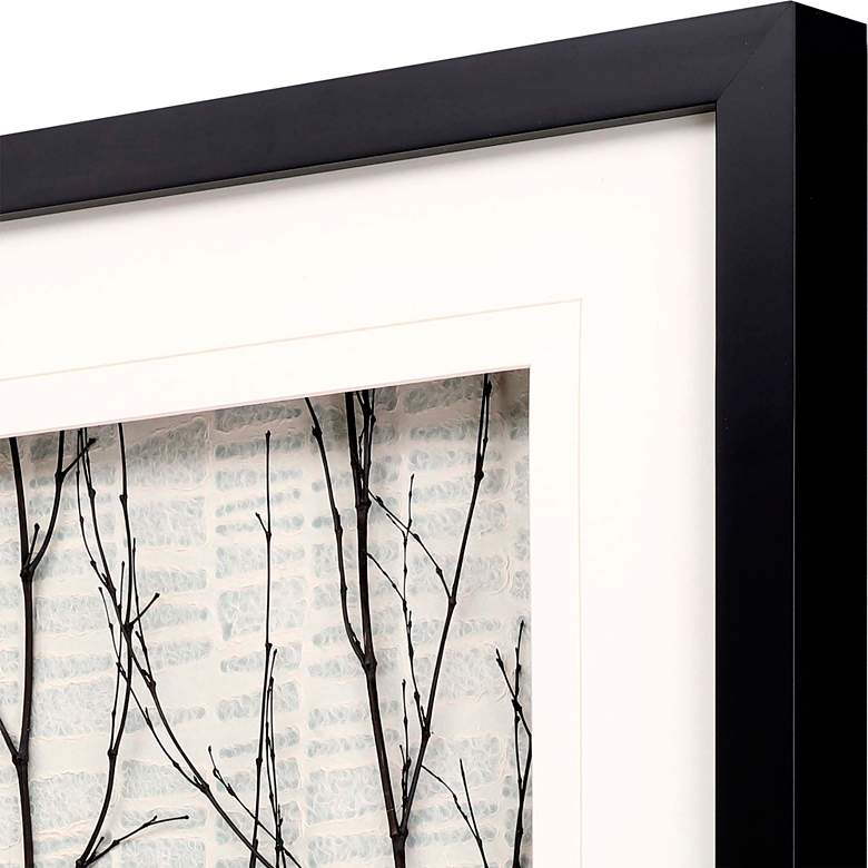 Image 5 Silent Tree 43" High Framed Mixed Media Shadow Box Wall Art more views