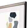 Silhouette Blocks Reflect 44" Wide Framed Giclee Wall Art