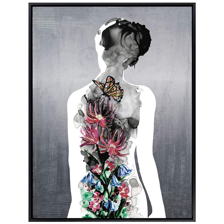 Image 1 Silhouette in Bloom II 38"W x 50"H Canvas