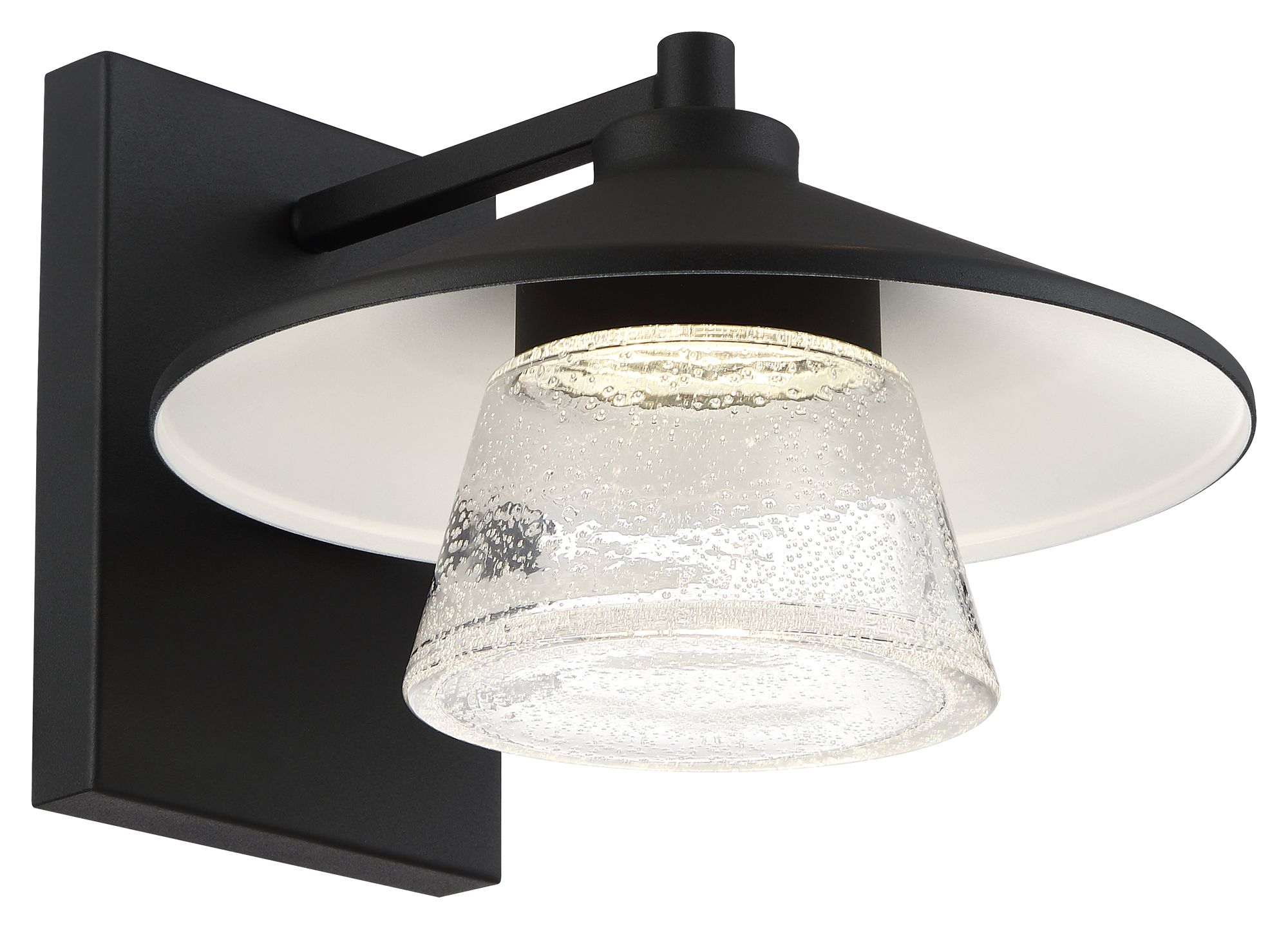 Image 6 Silo 10 1/4" High Black Metal LED Outdoor Wall Light more views
