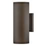 6_Silo 16" High Architectural Bronze LED Outdoor Wall Light more views