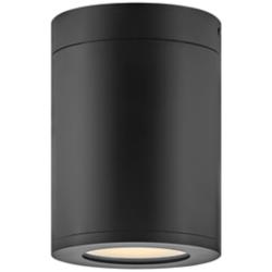 Silo 5" Wide Black Cylindrical LED Outdoor Ceiling Light
