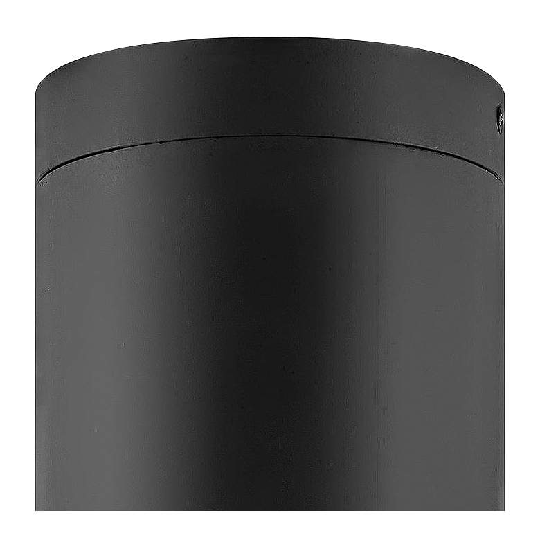 Image 2 Silo 5" Wide Black Cylindrical LED Outdoor Ceiling Light more views