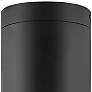 2_Silo 5" Wide Black Cylindrical LED Outdoor Ceiling Light more views