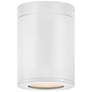 Silo 5"W Satin White Cylindrical LED Outdoor Ceiling Light