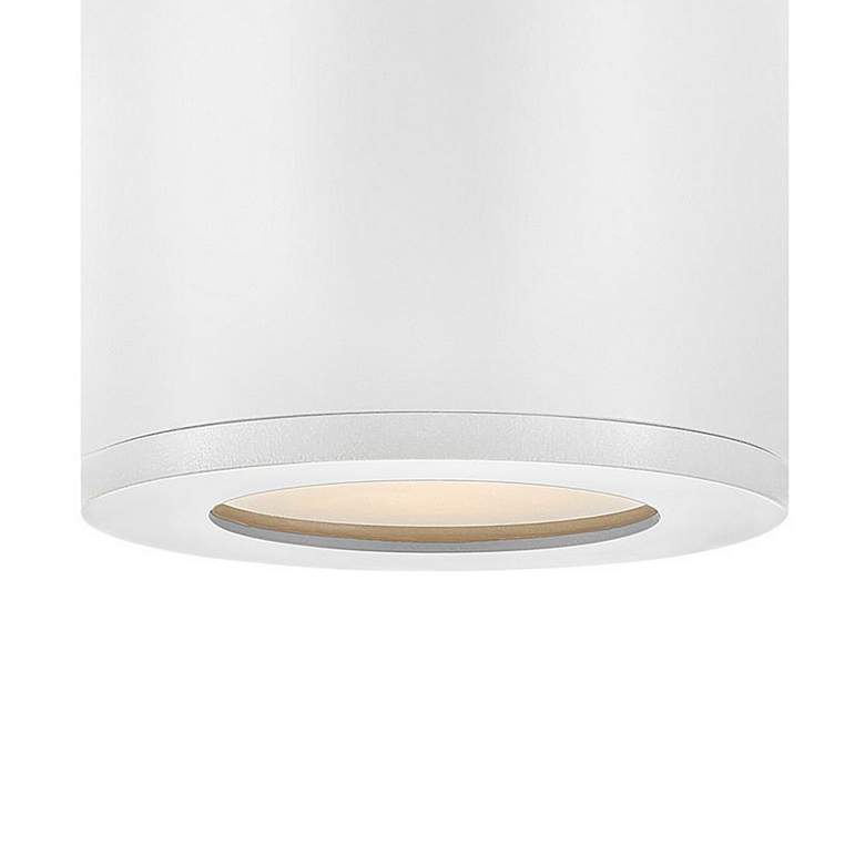 Image 2 Silo 5"W Satin White Cylindrical LED Outdoor Ceiling Light more views