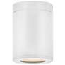 2_Silo 5"W Satin White Cylindrical LED Outdoor Ceiling Light more views