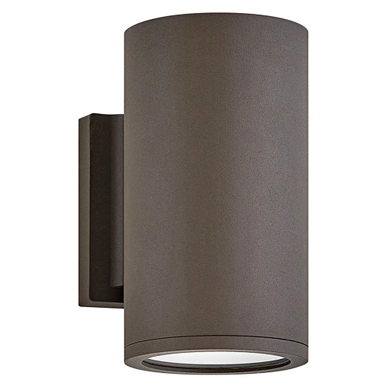 Image 2 Silo 8 inch High Architectural Bronze LED Outdoor Wall Light