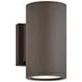 Silo 8" High Architectural Bronze LED Outdoor Wall Light