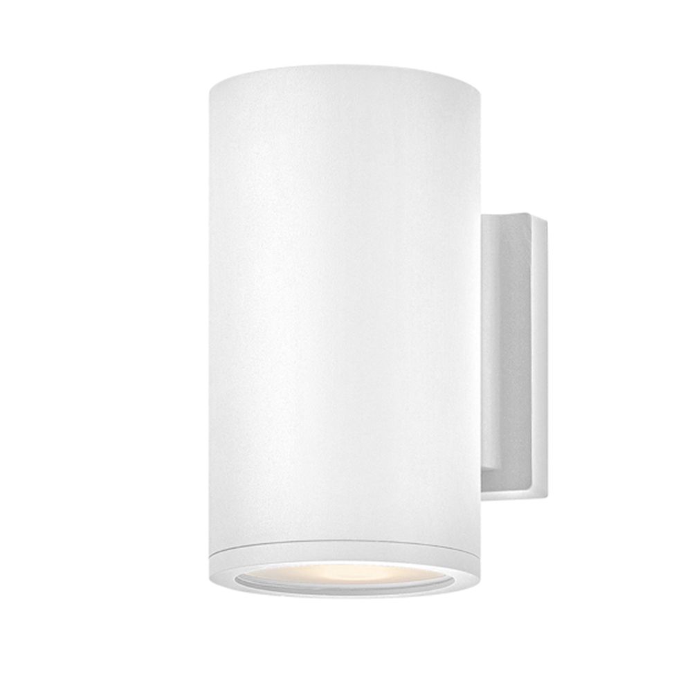 Image 5 Silo 8" High Satin White Cylindrical LED Outdoor Wall Light more views