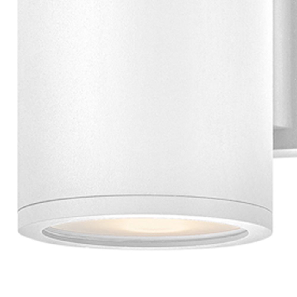 Image 6 Silo 8" High Satin White Cylindrical LED Outdoor Wall Light more views