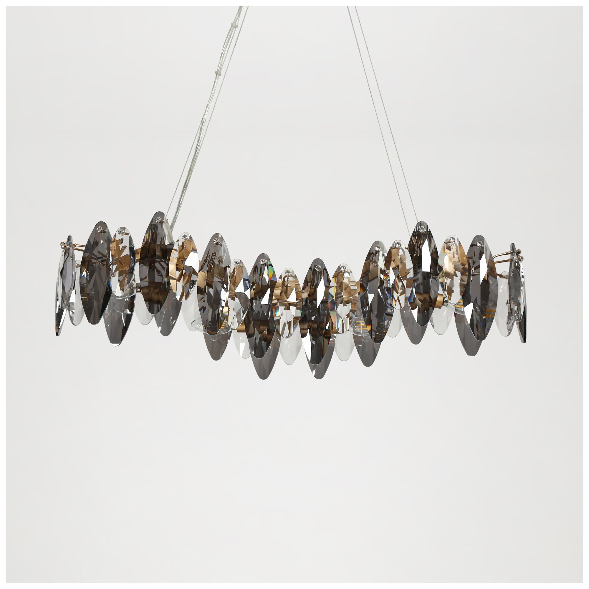 Siluchy 4-Light Crystal Island Chandelier