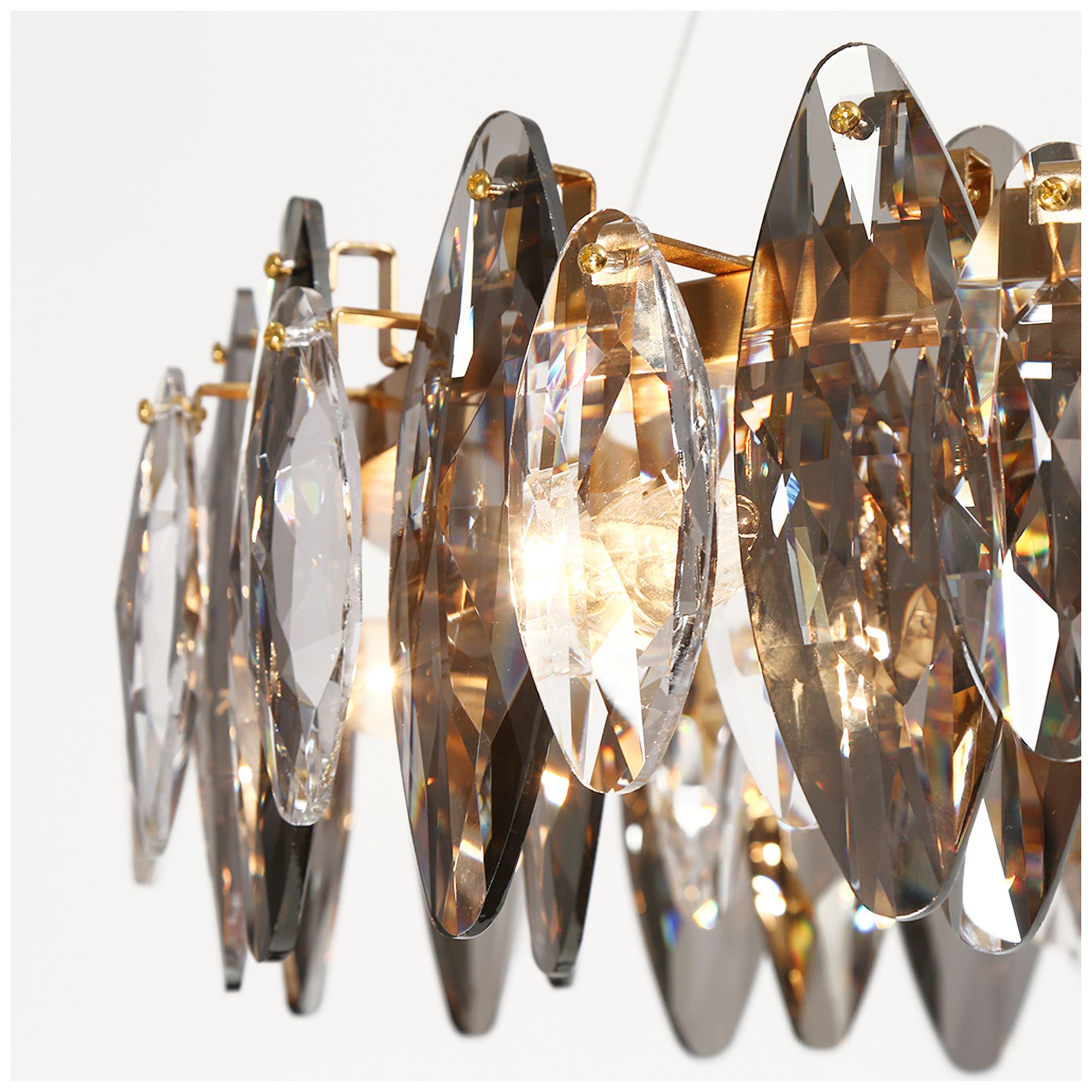 Image 4 Siluchy 6-Light Crystal Drum Chandelier more views