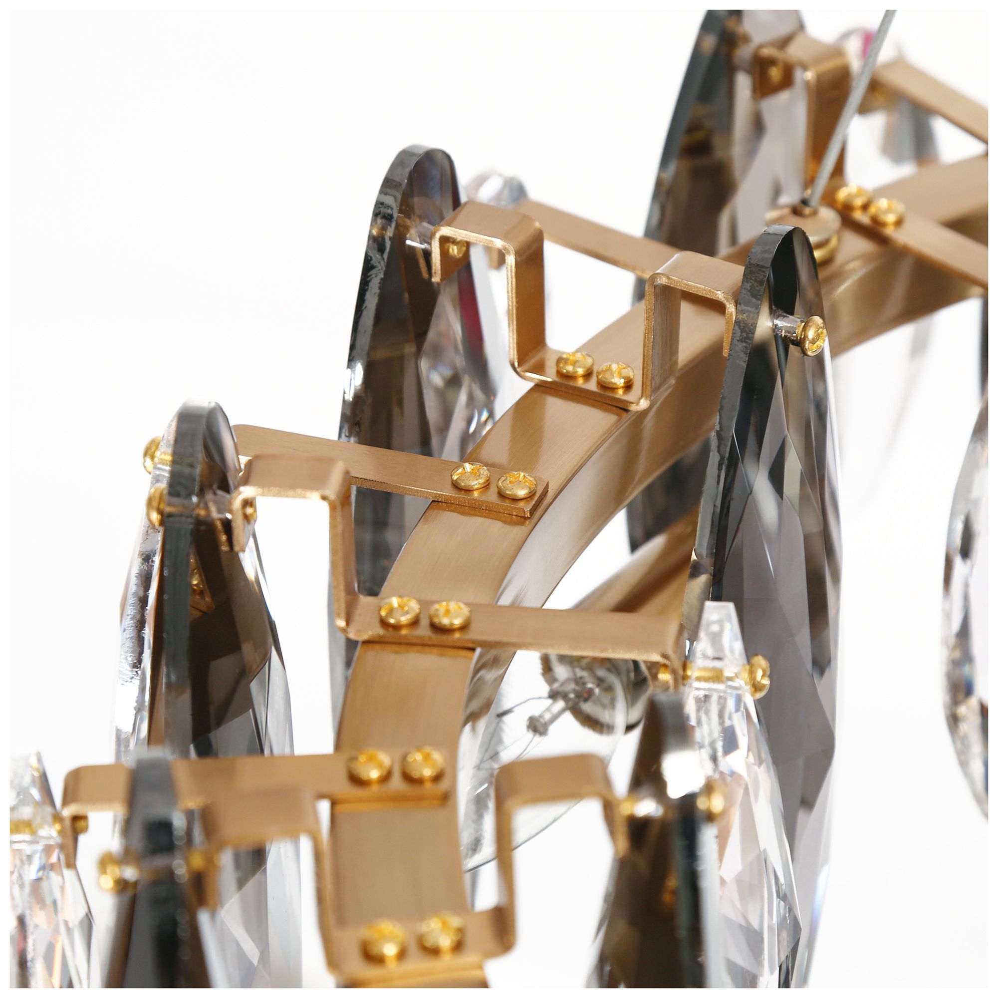 Siluchy 6-Light Crystal Drum Chandelier