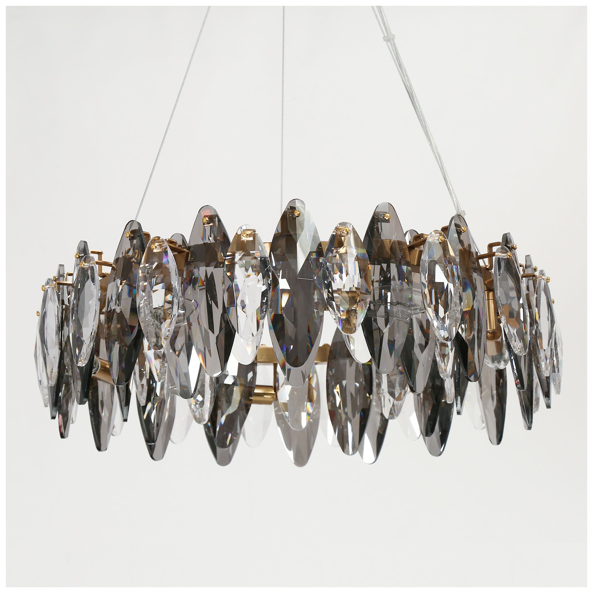 Siluchy 6-Light Crystal Drum Chandelier