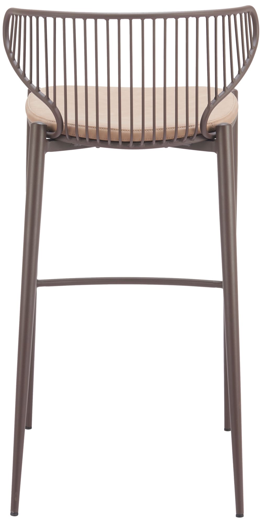 Image 5 Silues Barstool (Set of 2) Taupe & Brown more views